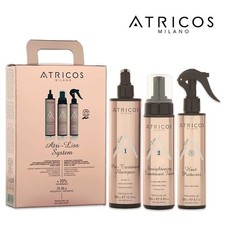 Shampoo Atricos Atri Liss Box Trattamento Lisciante Anticrespo Completo