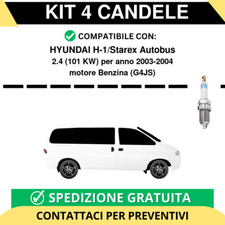 KIT 4 CANDELE per HYUNDAI