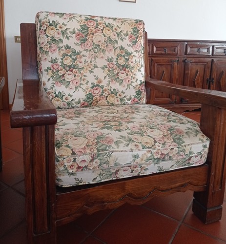 Poltrone massello castagno - 2,
