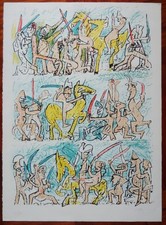 Roberto matta litografia - roberto,