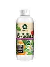 Olio di Lino 100% vegetale corroborante per piante. Confezione da 1 litro