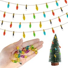 Accessori per Casa Delle Bambole Miniatura Luci Natalizie Lampada Fata per Casa