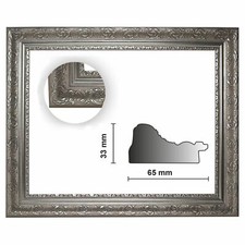 Cornice barocca argento