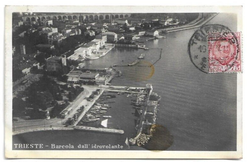 Cartolina trieste barcola - cartolina, di