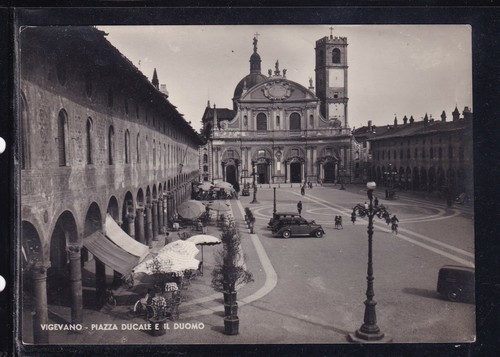 Cartolina vigevano piazza - cartolina,