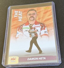 Panini 2025 PDC Freccette Mondiali Trading Card Damon Heta /180 Macchina da segnare SCM