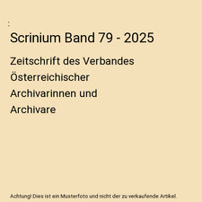 Scrinium Band 79 - 2025