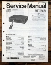 Technics SL-P999 Lettore CD