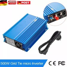 Cravatta rete solare 500W micro inverter onda sinusoidale pura MPPT 12V/24V batteria AC230V CE