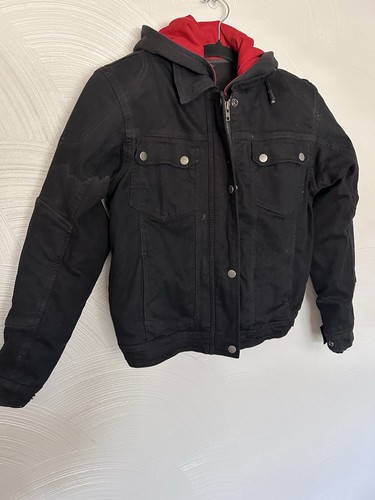 Giacca moto iron workers denim - giacca,