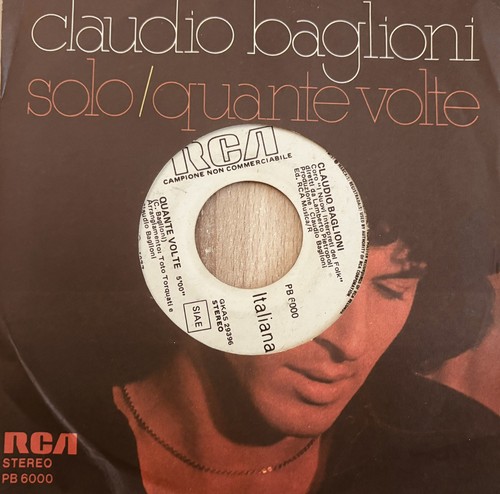 Claudio baglioni promo giri - claudio,