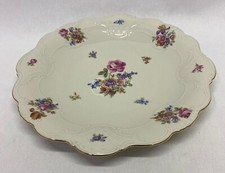 Piatto in porcellana con decorazione floreale Bavaria 32cm collezione casalinghi