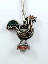 Portachiavi - Metallo - Potages Royco - Gallo Metallo Vernice Anni 60 - Vintage