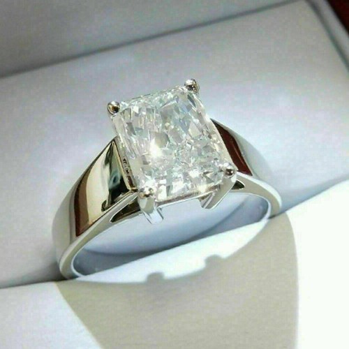 Radiant diamond solitaire - diamond,
