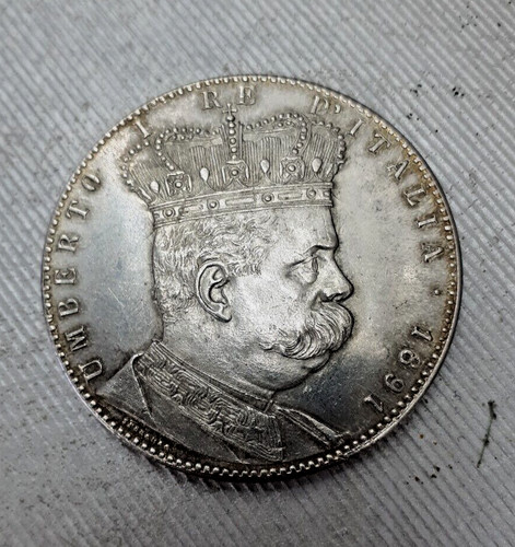 Lire 1891 - tallero, )