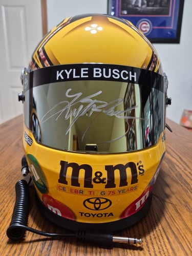 Elmetto kyle busch kbm firmato - elmetto,