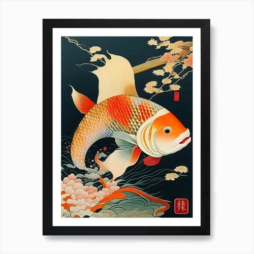 Asagi koi fish ukiyo - koi,