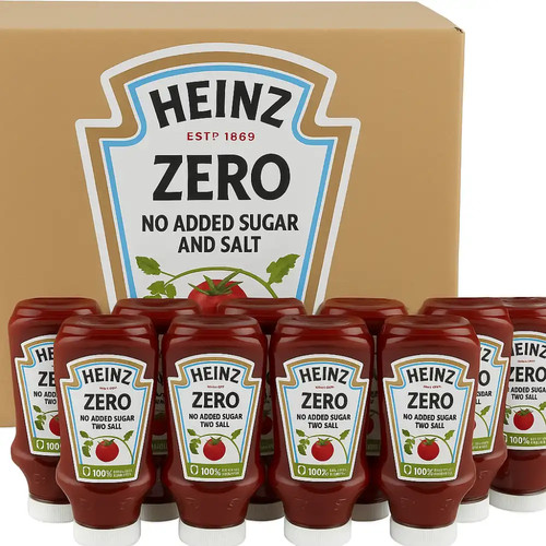 10x heinz ketchup zero - zero, 220g