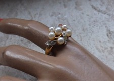 Bellissimo anello Avon dorato