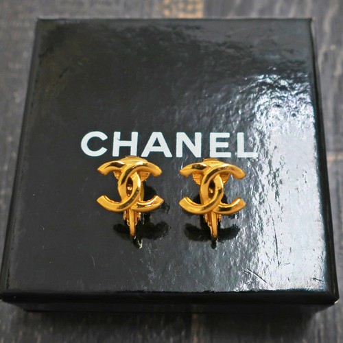 Orecchini chanel placcati oro - orecchini,