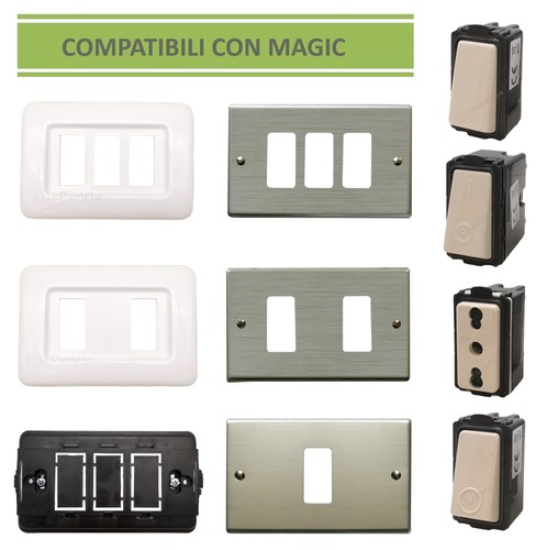 Placche frutti compatibili - e,