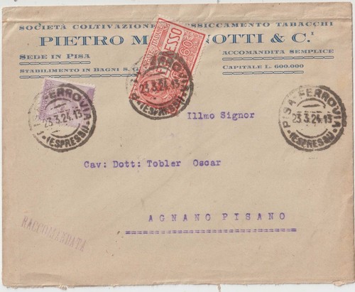 Italia 1924 lettera - 1924,