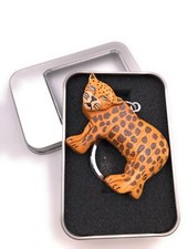 Portachiavi Legno Tigre