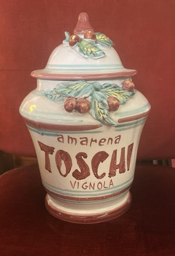 Vaso ceramica vintage amarena - ceramica,