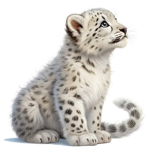 Adesivi leopardo delle nevi - 9,