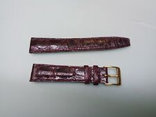  cinturino Bordeaux Coccodrillo originale Gucci 16mm 