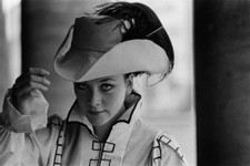 Writer Ernest Hemingway Getting Down A Wooden Boat 1948 Venice 4x6 photo