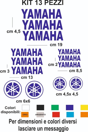 Adesivi yamaha prespaziati - adesivi,