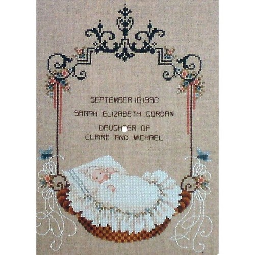 Tabella punto croce lavanda - , e
