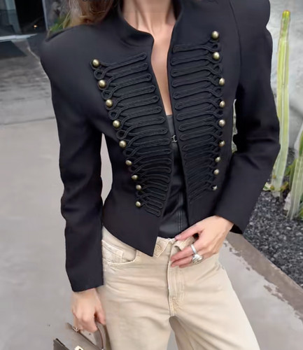 Giacca blazer zara nero - giacca,