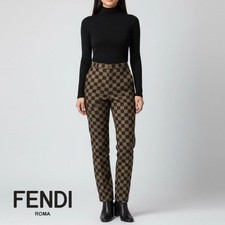 Pantalone slim fendi roma - pantalone,