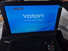 YOTON Lettore DVD Portatile da 12,5" con Schermo Girevole HD da 10,5" per (A4v)