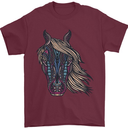 Una maglietta equestre - una, uomo