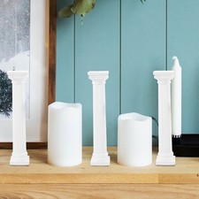  5 pezzi mini colonna romana da tavolo piccola colonna statua pilastro pilastro