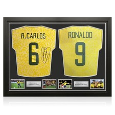 Maglie del Brasile autografate