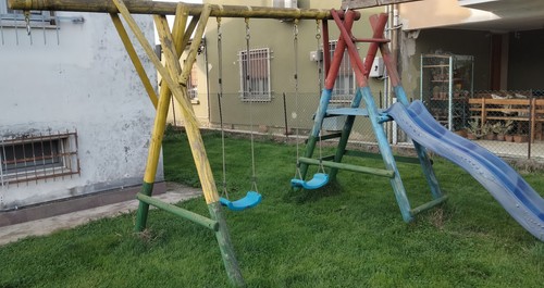 Altalena bambini scivolo gioco - altalena,