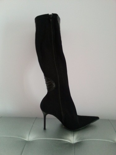 Stivali stretch nero - stivali, stretch,