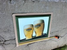 Quadro A Specchio Da Bar / Pub Pubblicitario Da Collezione Birra Heineken