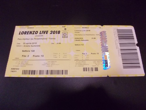Jovanotti 2018 torino - jovanotti, 3.04.2018