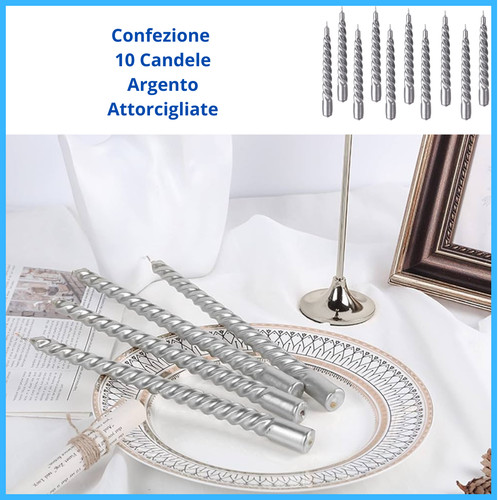 Candela torciglione set10