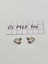 2x NOS Zenith EL PRIMERO Chronomaster Carré Pulsanti Pushers Acciaio 01.0420.400