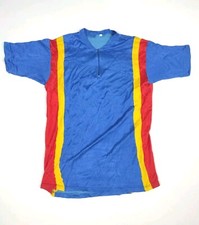 Vintage ciclismo Maglia jersey Cycling Bici Bike XL Blu Colombia Venezuela