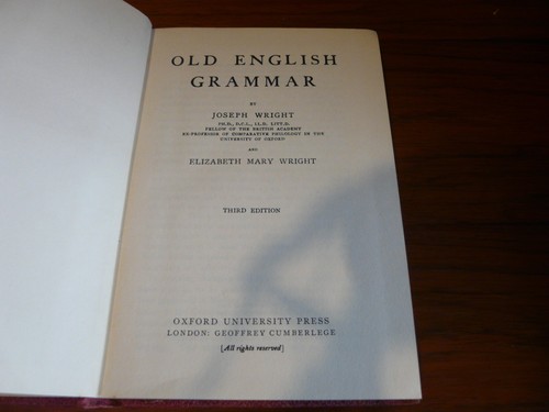Wright old english - j.,