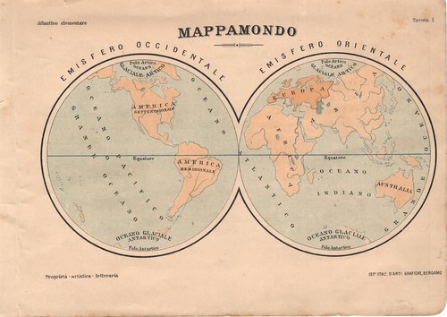 Carta geografica antica
