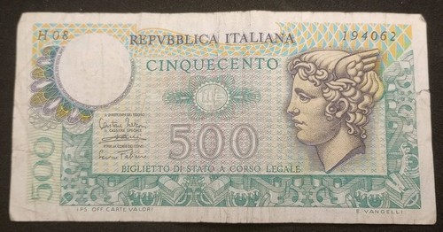 1974 italy 500 - 500, lire