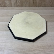 Vintage Snare Drum Practice Pad 14" Big Size Natural Gum Rare